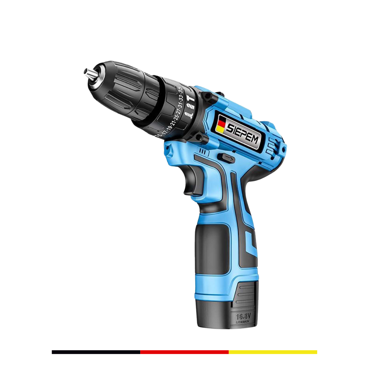 SIEPEM 16.8V MAX Li-Ion Brushless 3/8 in. (10mm) Cordless Hammer Drill/Driver | Model SDX168B*